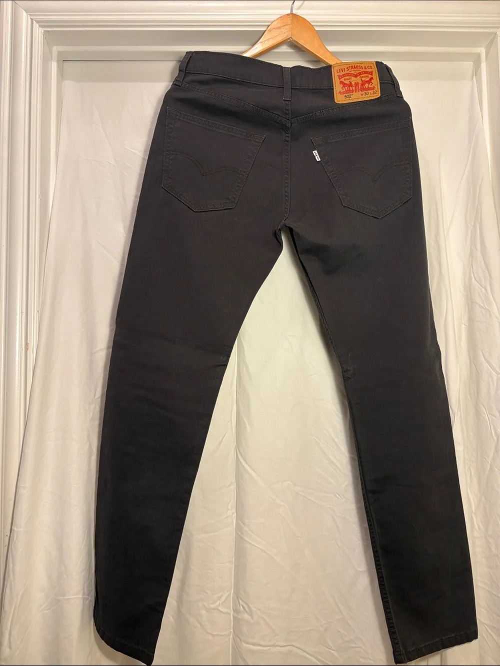 Levi's Black Straight Jeans for Men